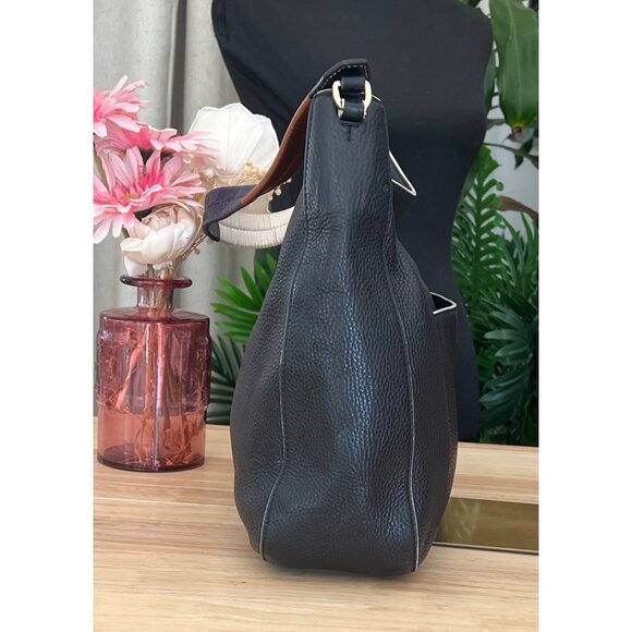 TORY BURCH BLACK LEATHER BERKLEY HANDBAG - Picture 4 of 10